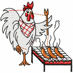 Chef Embroidery Design 6
